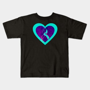 Prevention Awareness Ribbon Kids T-Shirt